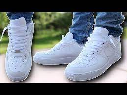 How i lace my nike air force 1 loose and the best way! How To Lace Nike Air Force 1s Loosely The Best Way Youtube Air Force One Shoes Air Force Shoes Nike Shoes Air Force