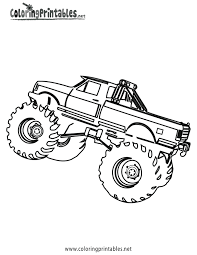 Monster Truck Coloring Page A Free Boys Coloring Printable Coloring Pages For Boys Monster Truck Coloring Pages Truck Coloring Pages