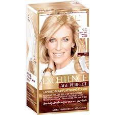 L Oreal Paris Age Perfect Permanent Hair Color 9g Light Soft Golden Blonde 1 Kit Walmart Com Perfect Hair Color Boxed Hair Color Hair Color