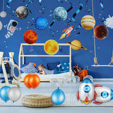 Space themed food ideas and snacks. Solar System Hanging Decorations Universe Outer Space Happy Birthday Party Supplies Whirls Hanging Swirl For Boy Girl Universe Home Classroom Decor Space Themed Birthday Party Favor Supplies Buy Online In Papua New