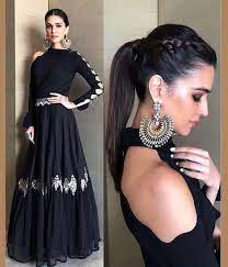 Cute hairstyle for western dress 👗👗#short#sumedha Beautiful Gown Kritisanon Hairstyles For Gowns Indian Fashion Dresses Indian Gowns Dresses