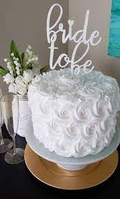 Bride To Be Cake Topper Bridal Shower Cake Topper Etsy Bridal Shower Cake Topper Bridal Shower Cakes Bachelorette Cake