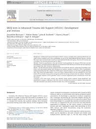 Please copy and paste this embed script to where you want to embed. Pdf Mcq Tests In Advanced Trauma Life Support Atls C Development And Revision