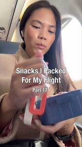 ✈️ Snacks I Packed For My Flight Part 17