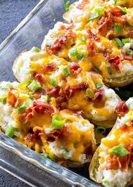 The potato is then mashed. The Best Twice Baked Potatoes Recipe The Girl Who Ate Everything