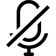 Mute Voice Free Interface Icons