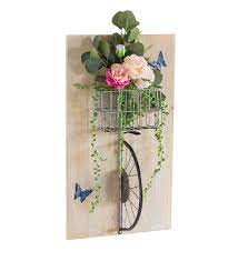 Check spelling or type a new query. 3d Bicycle With Flower Basket Wall Art Wind And Weather