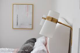 Practical but also pleasing to the eye, small design details like sconces can really make a bedroom. White Bedroom Makeover Bedside Plug In Sconces One Room Challenge Week 6 Style House Interiors