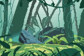 Artstation Pixel Art Forest Matheus Luna David Pixel Art Landscape Pixel Art Art