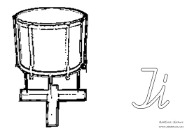 Abc Ausmalbilder Instrumente Mit Anfangsbuchstaben Babyduda Malbuch