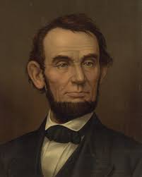 Abraham Lincoln, New Print Reproduction of Old Drawing from the 1800's in  Color