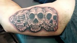 See No Evil Hear No Evil Speak No Evil Skull Tattoo See No Evil Hear No Evil Speak No Evil Skulls Tattoo Evil Skull Tattoo Tattoos Skull Tattoos
