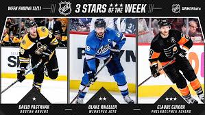 David pastrnak game by game. Pastrnak Wheeler And Giroux Named Nhl Three Stars Of The Week Pro Hockey News