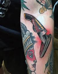 Jun 24, 2021 · when gaby weir was 9 years old, she helped her grandmother cook for an entire summer in venezuela. American Traditional Indian Woman Chef And Ancient Gun Colored Forearm Tattoo Tattooimages Biz