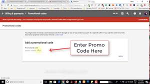 How To Add Google Adwords Coupon Promotional Code Youtube