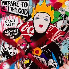 Can T Sleep Clowns Will Eat Me 17 X 17 Edition By Ben Frost Pop Art Collage Pop Art Comic Art