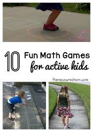 This page features a collection of curated math games by grades. 10 Fun Math Games For Active Kids The Measured Mom