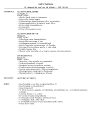 courier driver resume samples velvet jobs