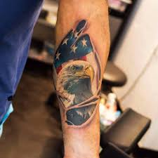 The great thing about american flag tattoos is that they are open to a lot of customization. Black White Tattoo Phil Myers Trueartists