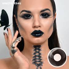 Image result for black sclera contacts