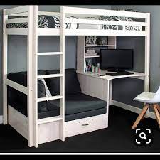 Wood kids car bunk bed with desk set. Dekorasi Untuk Rumah Anda Bisa Bikin Apa Aja Kualitas Terbaik Design Untuk Kamar Anak Homedecor Home Girls Loft Bed Loft Beds For Teens Cool Bunk Beds