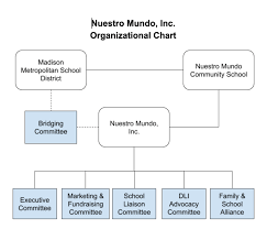 organizational chart nuestro mundo inc