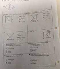 If each quadrilateral below is a square, find the missing. 8 De 166 3 Ef 11 And Df 52 Iind I D G Chegg Com