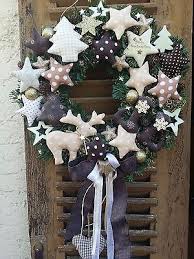 Tannenkranz Turkranz Weihnachten Winter Elch Stern Tilda Stoff Deko X Mas 40cm Turkranz Weihnachten Weihnachten Dekoration Und Weihnachtsdekoration