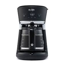 You can use a soft cloth with soap and water to clean the outside part of the machine. Mr Coffee 12 Cup Deluxe Easy Measure Coffee Maker In Black Bed Bath Beyond