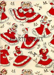 570 x 855 jpeg 59 кб. Vintage Holiday Merry Christmas Wrapping Paper Digital Image Etsy