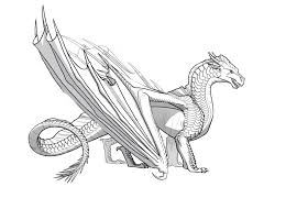 Wings Of Fire Icewing Sandwing Hybrid Template Wings Of Fire Dragons Wings Of Fire Fire Art