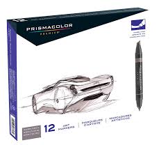 Prismacolor Premier Double Ended Chisel Tip And Fine Tip Art