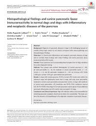 Brown tt1, zelnik dl, dobs as. Pdf Histopathological Findings And Canine Pancreatic Lipase Immunoreactivity In Normal Dogs And Dogs With Inflammatory And Neoplastic Diseases Of The Pancreas
