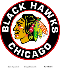The chicago blackhawks team logo was created by irene castle, wife of team founder and coffee tycoon major frederic mclaughlin, in 1926 at the team's inception into the nhl. Chicago Blackhawks Logo Final Chicago Blackhawks Logo Chicago Blackhawks Hockey Chicago Blackhawks