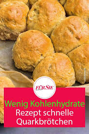 Rezept Schnelle Quarkbrotchen Wenig Kohlenhydrate Quarkbrotchen Kohlenhydratarme Rezepte