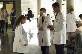 Freddie Highmore Antonia Thomas And Chuku Modu In The Good Doctor 2017 Good Doctor The Good Doctor Abc Highmore