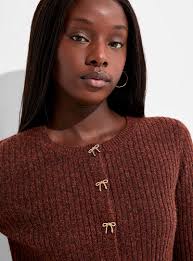 Abercrombie Fuzzy Brown Short Cardigan Popular 21 Tops Bnwt Popular Made In  Indonesia Super Soft Button Cropped Cardigan Charcoal Poshmark