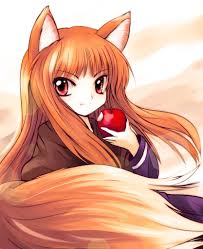 Fox Girl Spice And Wolf Spice And Wolf Holo Anime Wolf