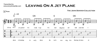 Find your perfect arrangement and access a variety of transpositions so you can print and play instantly, anywhere. John Denver Leaving On A Jet Plane Guitar Lesson Jgb