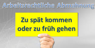 Eine abmahnung muss bestimmte formelle anforderungen erfüllen, sonst ist es nur ein verweis oder eine ermahnung. Abmahnung Zu Spat Kommen Oder Zu Fruh Gehen Muster Know Now Vorlagen