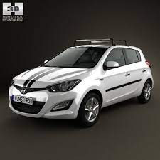 Hyundai I20 5 Door 2013 Hyundai Car 3d Model 3d Model
