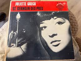JULIETTE GRECO 2 Extended Play 45 RPM 7" USA ST. GERMAIN DESPRES 8  Selections