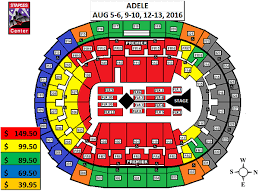 Staples Center Concert Seating Chart Adele Google Search