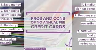 Disadvantages of owning a credit card. Pros And Cons Of No Annual Fee Credit Cards Financial Freedom Guru