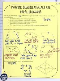 Quadrilaterals Inb Pages Part 1 Quadrilaterals Teaching Geometry Math Geometry