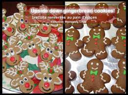 A little icing transforms your gingerbread man's head into a reindeer's nose, his feet into furry ears, and his legs into antlers. Upside Down Gingerbread Reindeers Just A Pinch Recipes