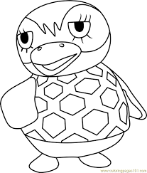 Animal crossing new horizons is just so cute that i had to make these coloring pages! Flo Animal Crossing Coloring Page For Kids Free Animal Crossing Printable Coloring Pages Online For Kids Coloringpages101 Com Coloring Pages For Kids