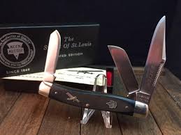 E c simmons pocket knife st louis : Keen Kutter By Schrade Spirit Of St Louis Sawcut Delrin Stockman One Heck Of A Nice Knife