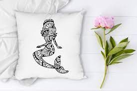 Download Mermaid Mandala Svg Little Mermaid Mandala Svg Cut Files By Doodle Cloud Studio Thehungryjpeg Com