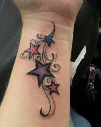Ladies being progressively picky and trendy, their tattoos are regularly observed as cool and with a significant message. 30 Hottest Star Tattoo Designs Pretty Designs Tattoo Designs Wrist Star Tattoo Designs Tattoos